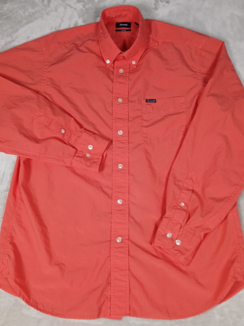 Faconnable Button Down Shirt M Men's Long Sleeve